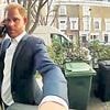 Moment blundering Prince Harry knocks on wrong door by mistake whilst visiting London friend whilst he was in UK arguing he needed extra police protection