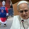 New York Knicks fan spotted dressed as Pope Leo for MSG playoff game... after shock connection was revealed