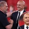 Tottenham chairman Daniel Levy leaves Ange Postecoglou sweating over his future as he releases statement to fans after Europa League triumph