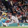 Orioles hang on to win nightcap against the Red Sox 2-1
