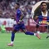 Marcus Rashford makes first Barcelona appearance in short-lived cameo - as he is subbed on and off during pre-season friendly after completing loan move from Man United