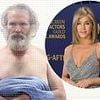 Jennifer Aniston's 'stalker' shoots chilling glare in bizarre shirtless court photos after 'crashing' into her home
