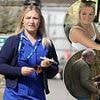 The new Diddly Squat star who nurses Jeremy Clarkson through all his farm foul-ups is spotted in her real job... as a nurse!